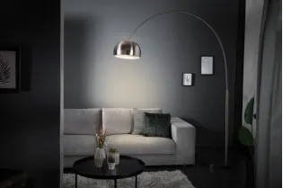 Lampadaire extensible de 170 à 210cm  argenté