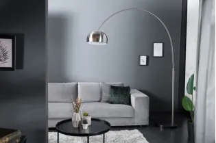 Lampadaire extensible de 170 à 210cm  argenté 2