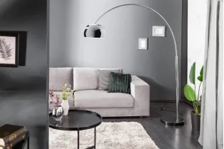 Lampadaire extensible de 175 à 205cm  argenté 2