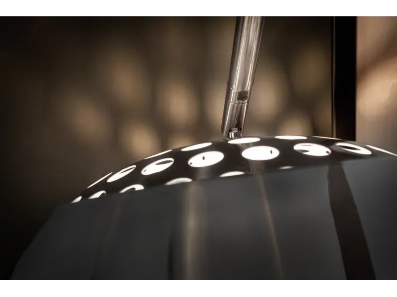 Lampadaire extensible de 175 à 205cm  argenté