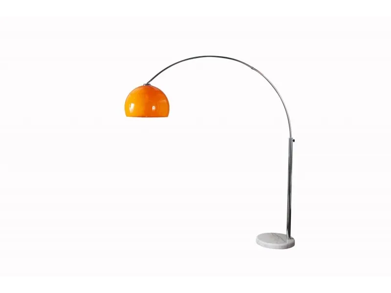 Lampadaire extensible 175-205cm coloris orange
