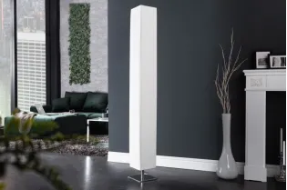 Lampadaire rectangulaire design 160 cm blanc – lampe sur pied moderne pour salon 2