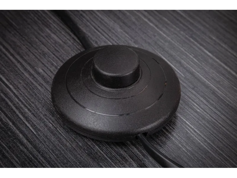 Lampadaire rectangulaire 160cm en tissu de latex plissé blanc