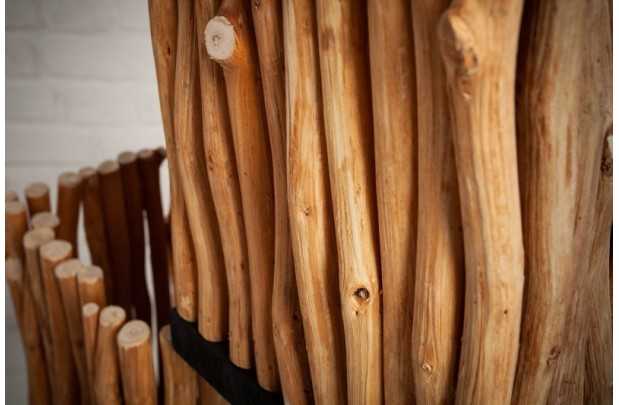 Lampadaire Euphoria 154cm en bois longane