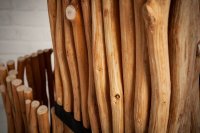 Lampadaire Euphoria 154cm en bois longane