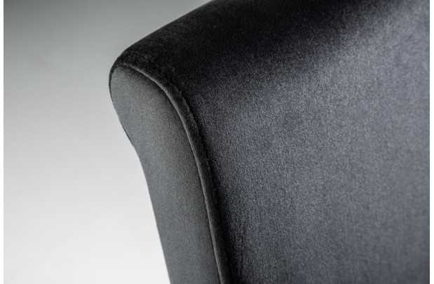 Lot de 2 Chaises de salle à manger design baroque coloris noir