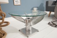 Table basse plateau en verre  60cm