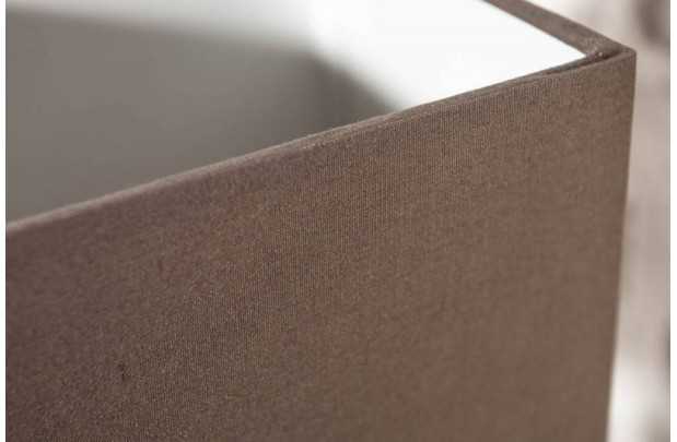 Lampe à poser de 15 cm en bois flotté coloris brun gris
