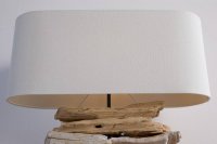 Lampe à poser de 55 cm en bois flotté naturel