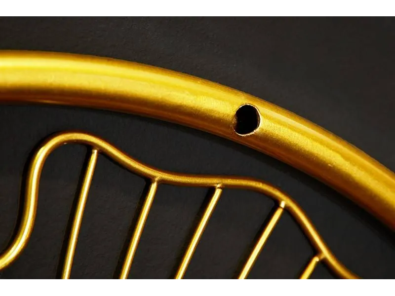 Décoration murale set de 3 ginkgo 40cm coloris Or