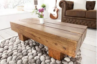 Table basse 100cm en bois massif 2