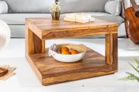 Table basse en bois massif de 60cm coloris naturel