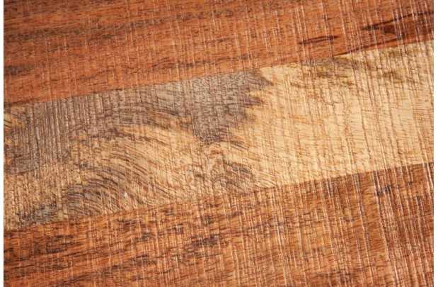 Cube de rangement 43 cm étagère design en manguier massif