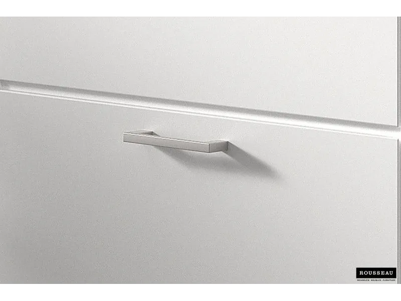 Meuble rangement chaussures, 3 compartiments, coloris blanc