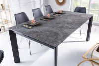 copy of Table à manger extensible en céramique 180-225cm aspect marbre