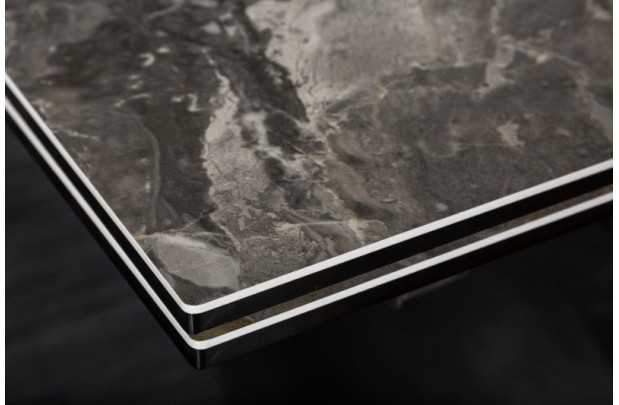 Table à manger extensible 180-220-260cm céramique aspect marbre