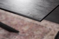 copy of Table à manger extensible 180-220-260cm céramique aspect graphite